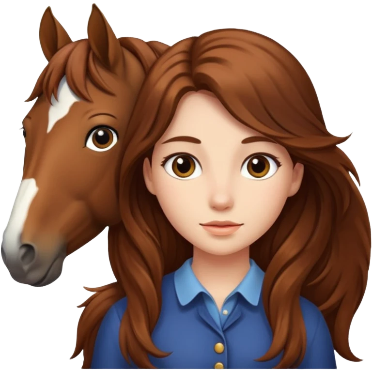 Girl with horse body emoji