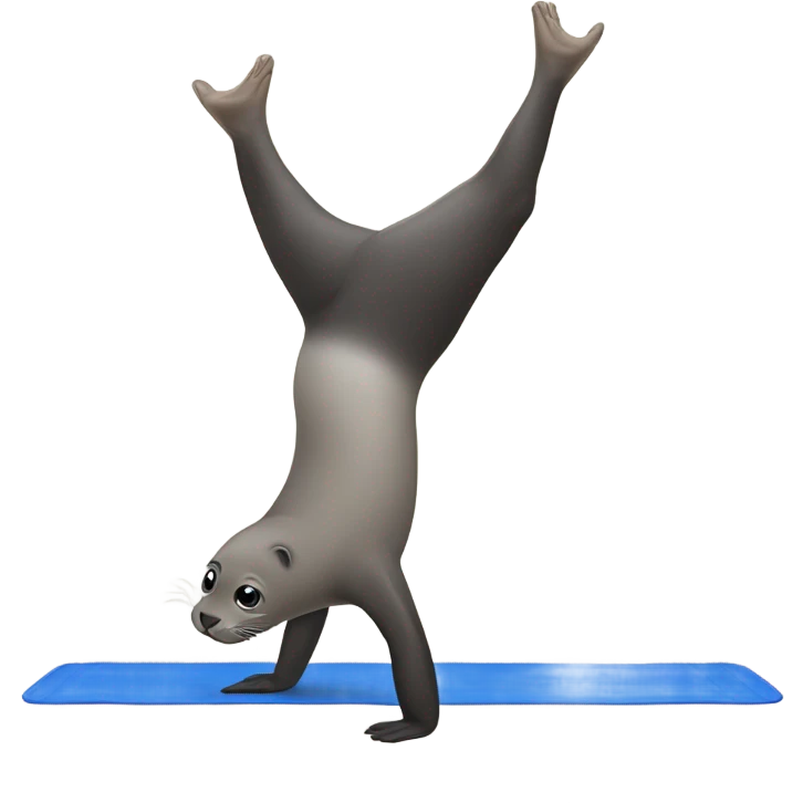 Seal doing gymnastics  emoji