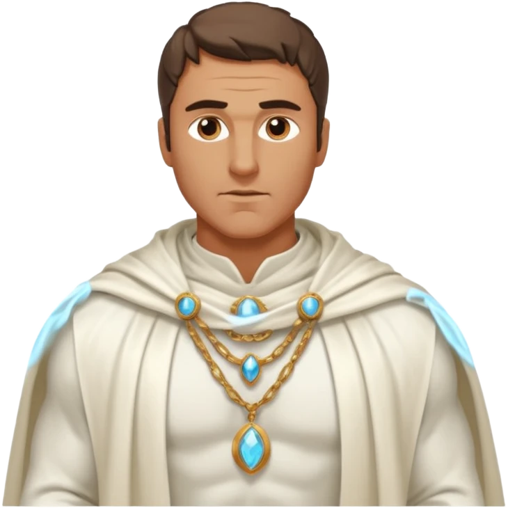 muscly ancient greek man wearing cloak emoji