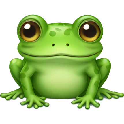 cute frog  emoji