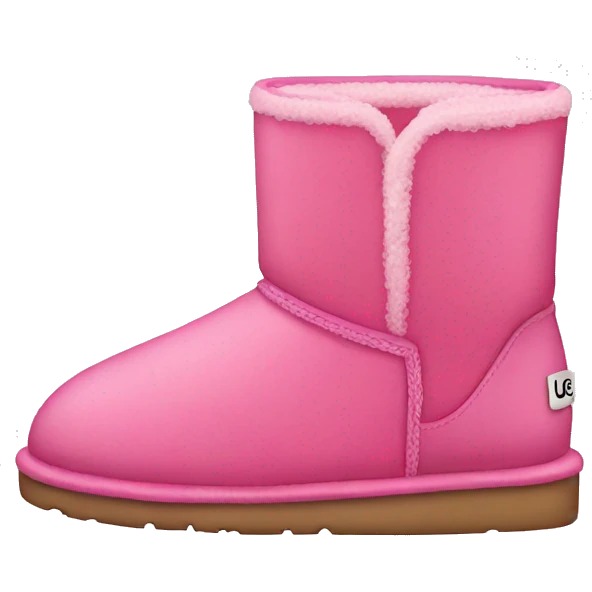 Pink uggs emoji