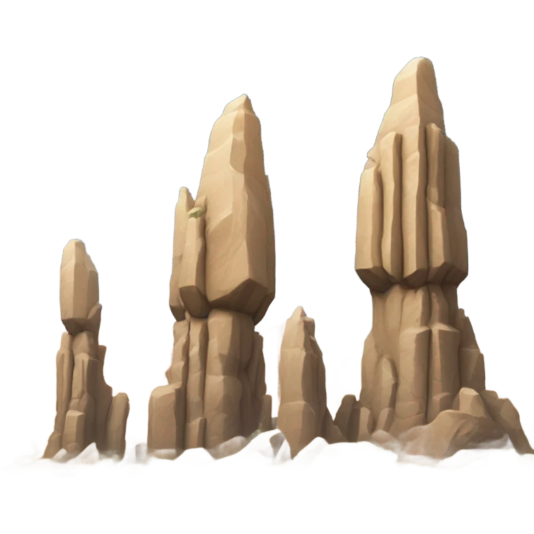Sharp Rock Pillars emoji