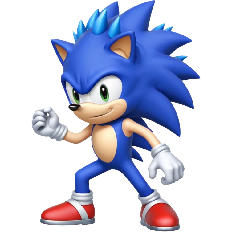 Sonic the hedgehog emoji