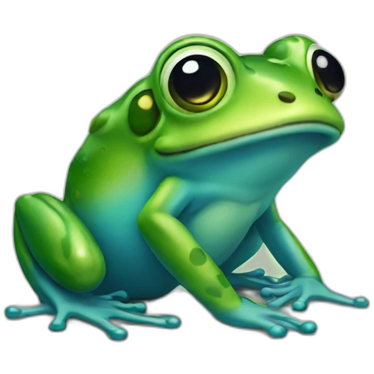 frog with bang emoji