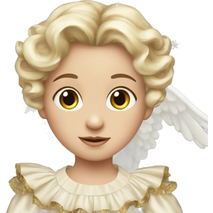 Victorian Christmas Angel emoji
