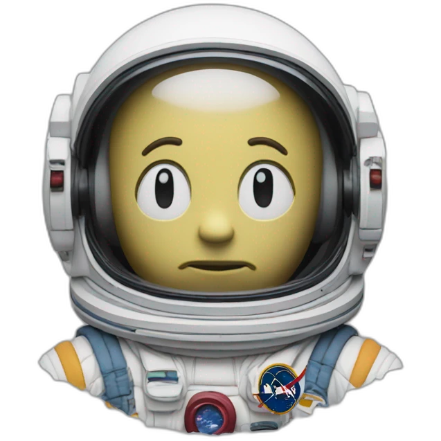 astronaut by KAWS emoji