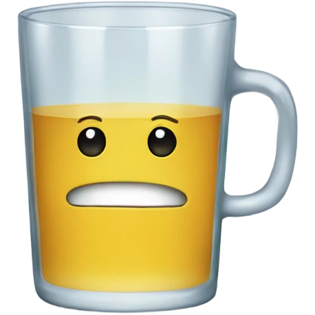 Glass half full emoji