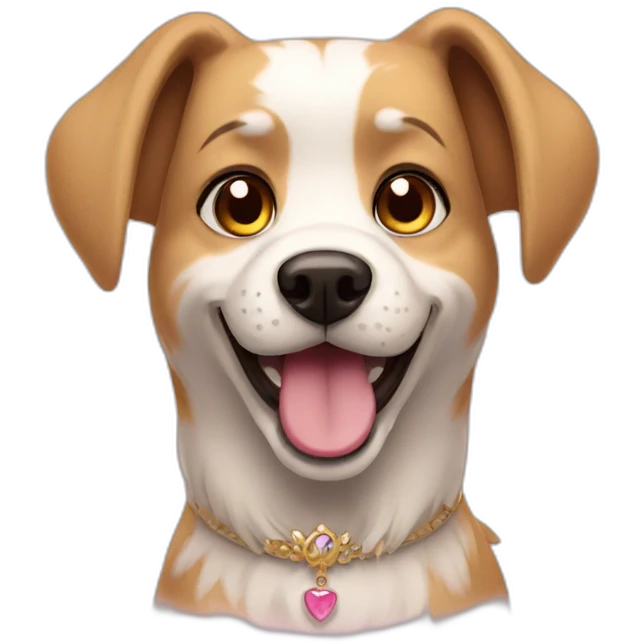 princess-dog emoji