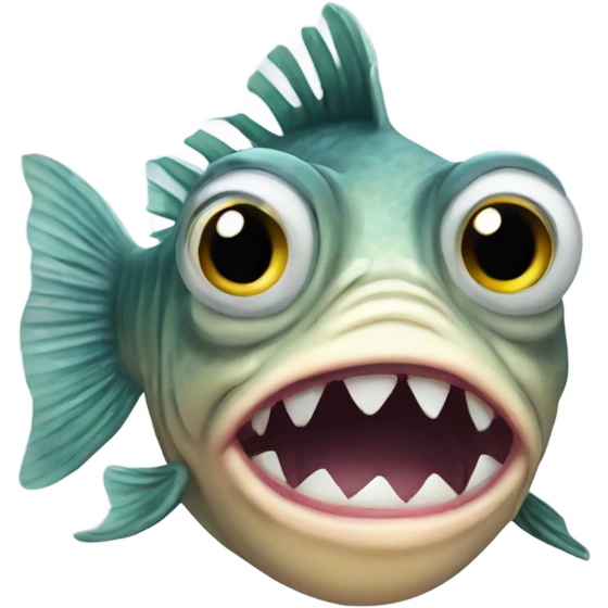 Ugly fish  emoji