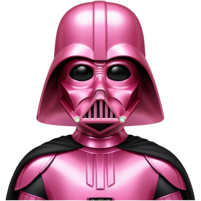 dart vader in pink emoji