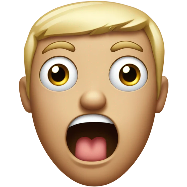 shocked face with thumbs down emoji