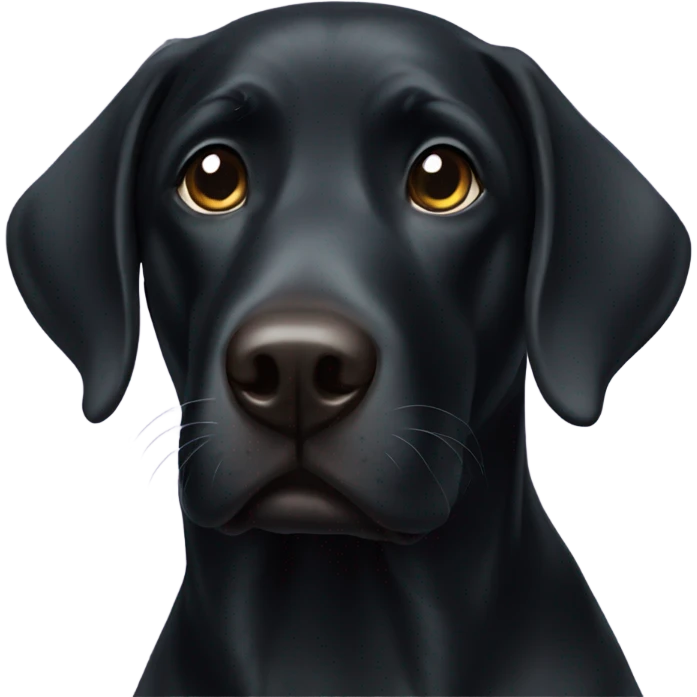 black Labrador emoji