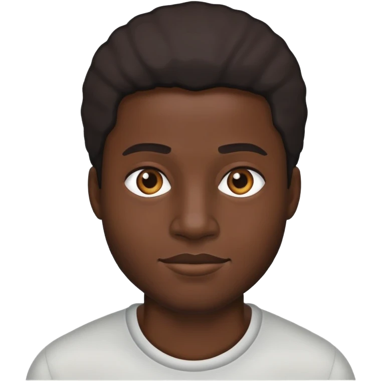 black man emoji