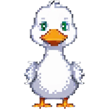 a funny duck thinking about what to eat today emoji