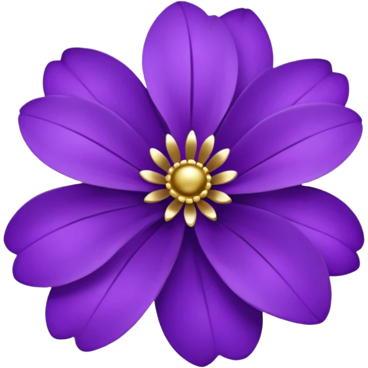 Purple flower fancy royalty emoji
