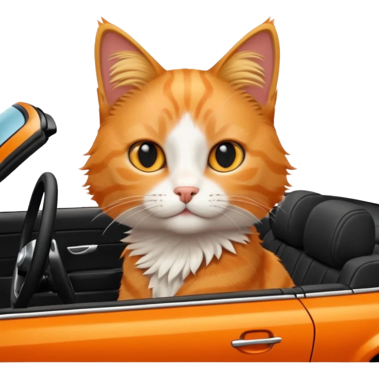 cat with a car emoji