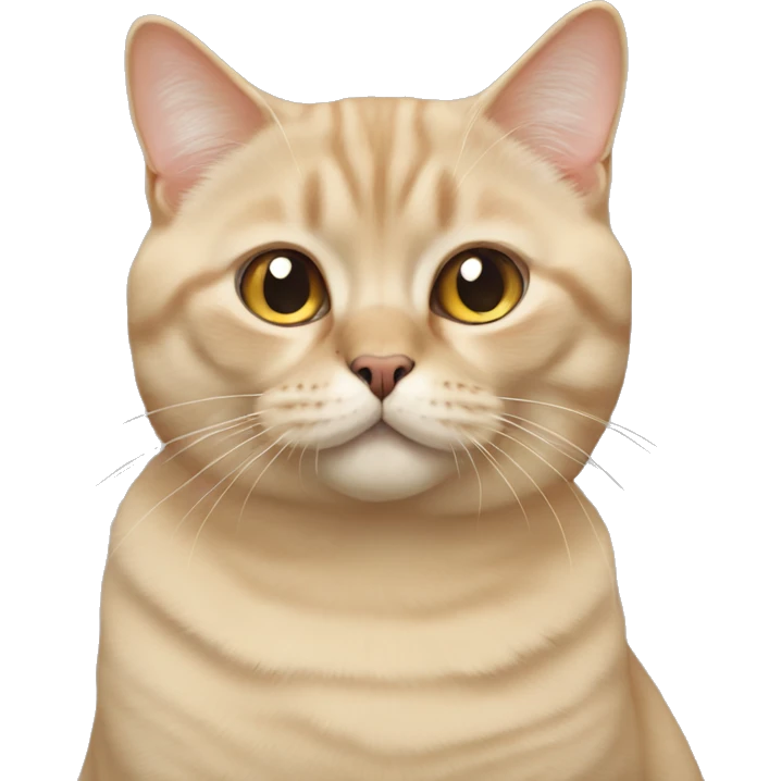 beige british cat emoji