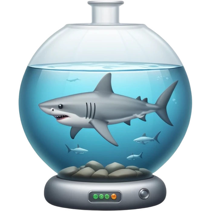 Shark in a tank emoji