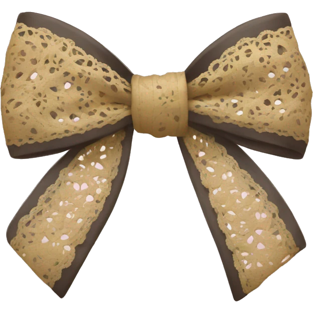 lace bow emoji