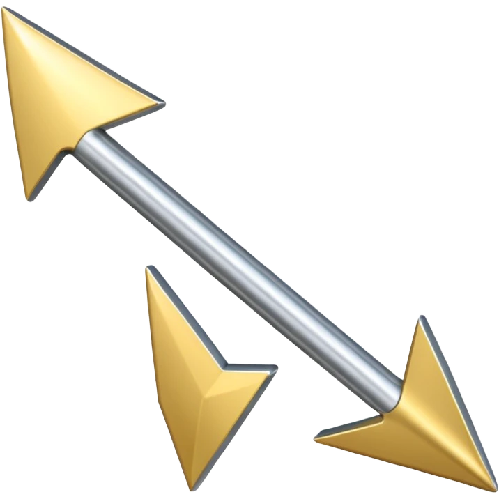 Direction Arrow towards up a single arrow  emoji