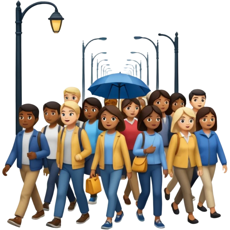 Crowded emoji