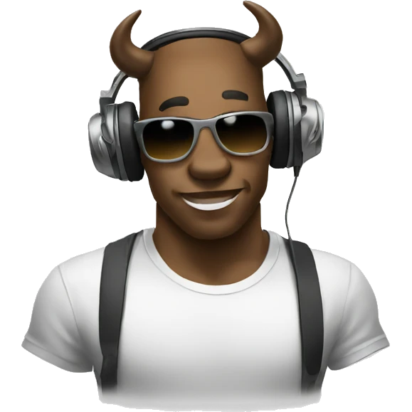Dj bull emoji
