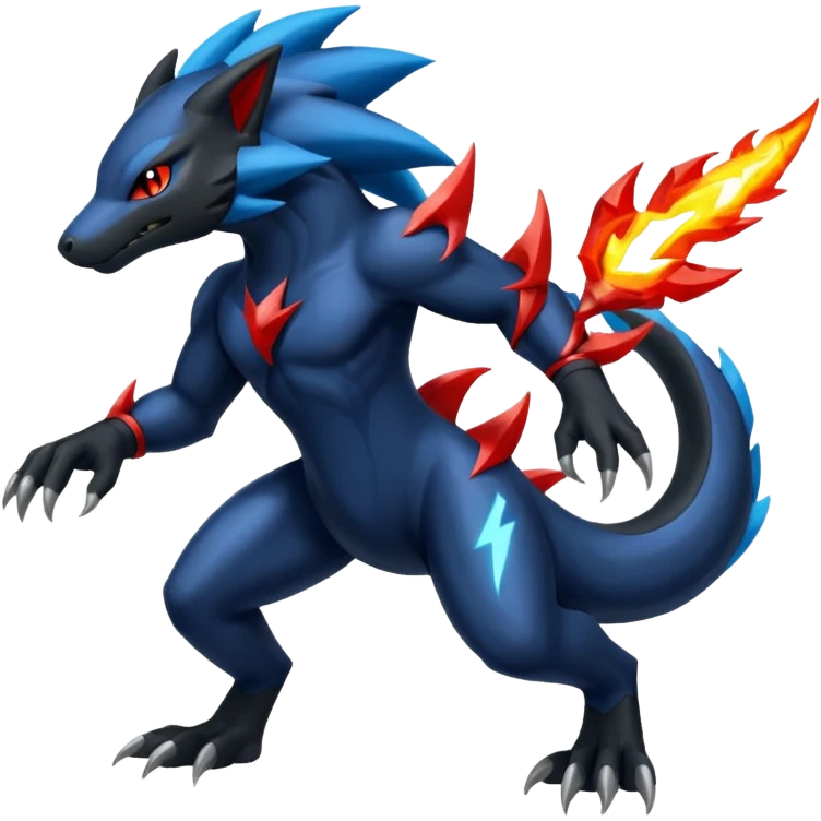  Shiny Zoroark-Salandit-Zekrom-fusion emoji