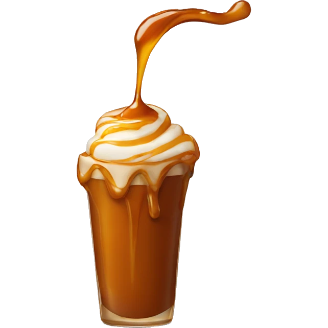 caramel pour emoji