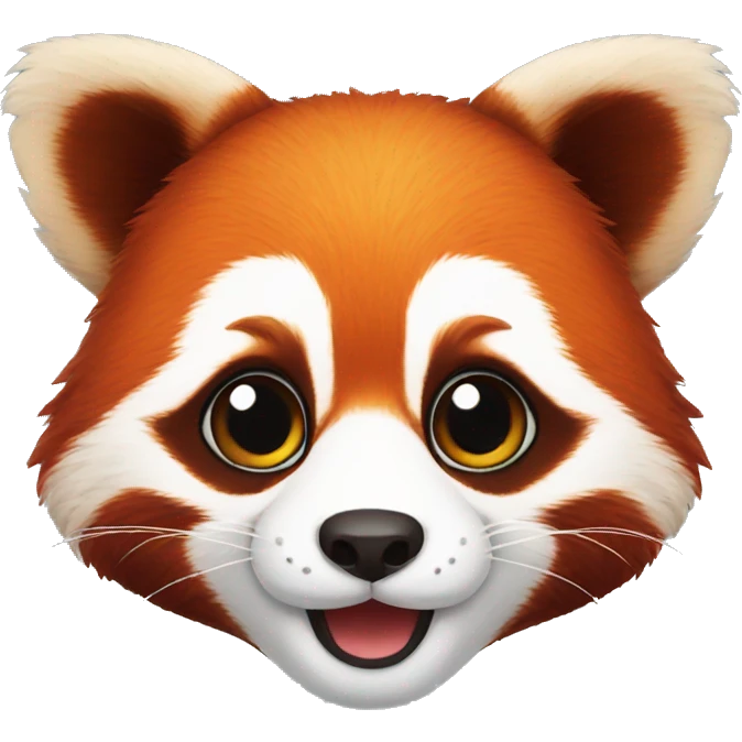Cute red panda emoji