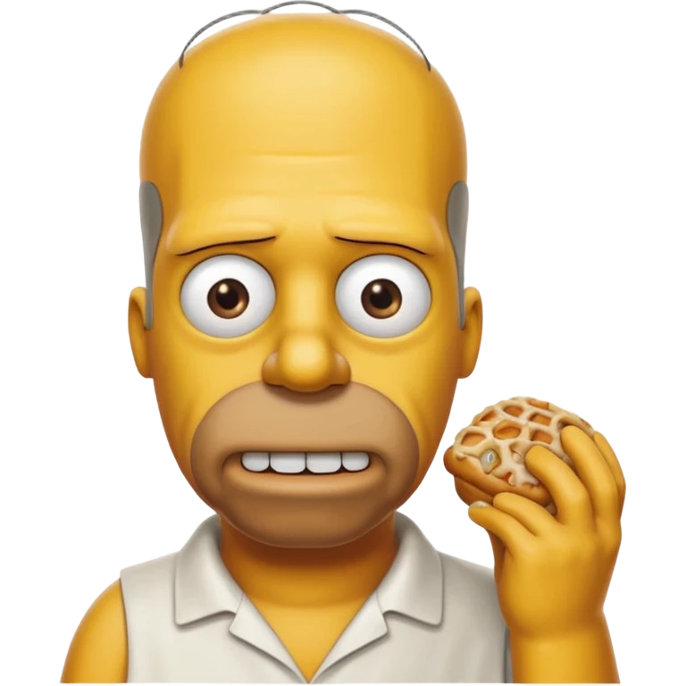 Homer Simpson hungry emoji