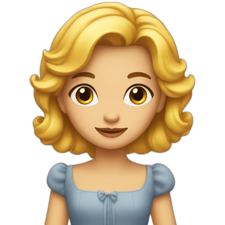 fille belle emoji