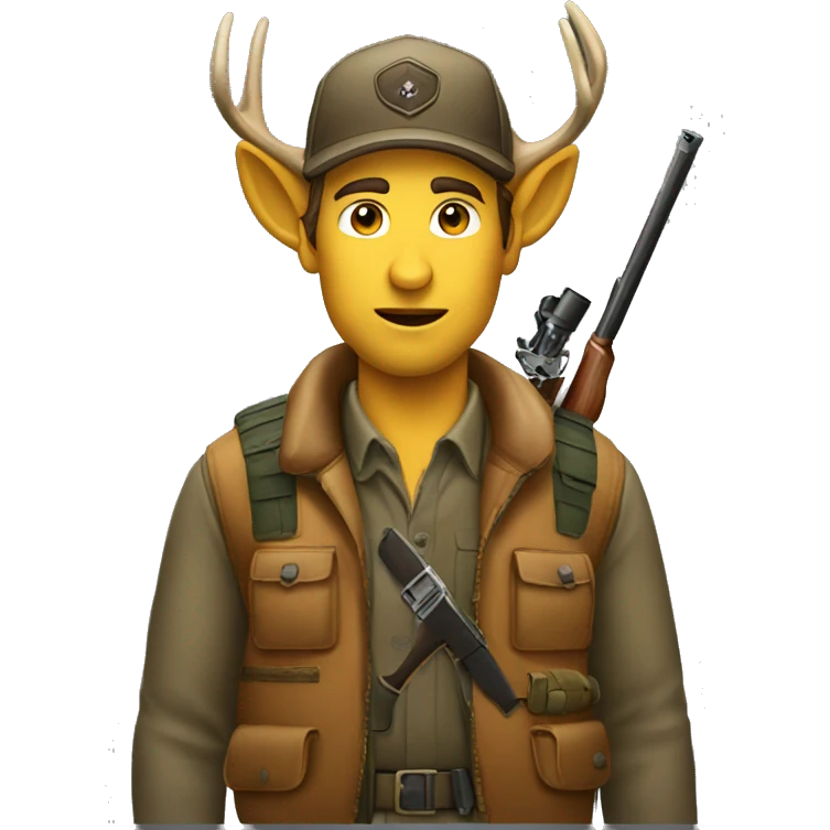 Deer hunter emoji