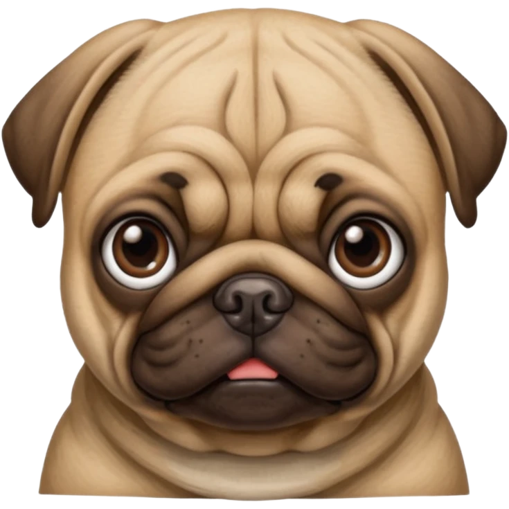 Pug and mussolini emoji