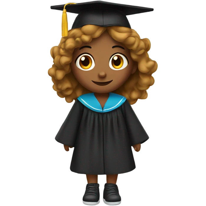 graduated girl emoji