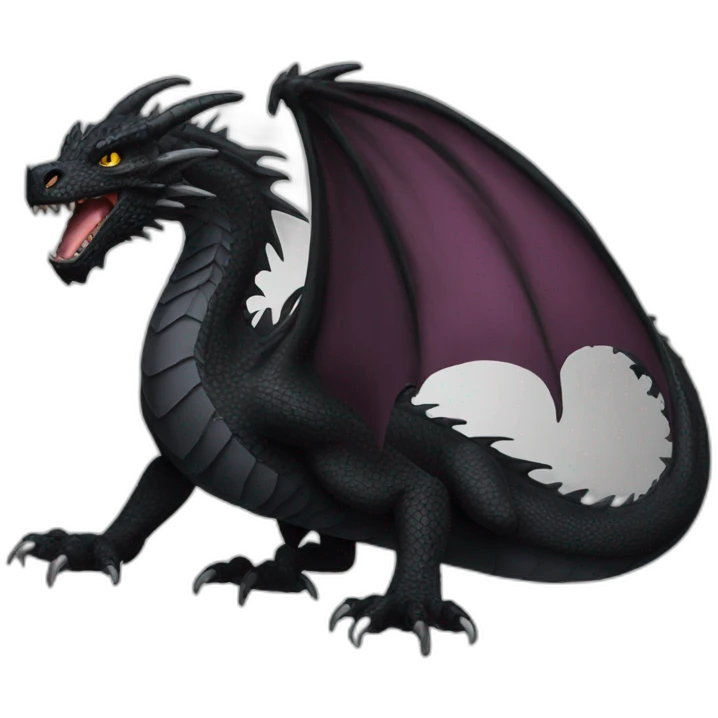 Black dragon emoji