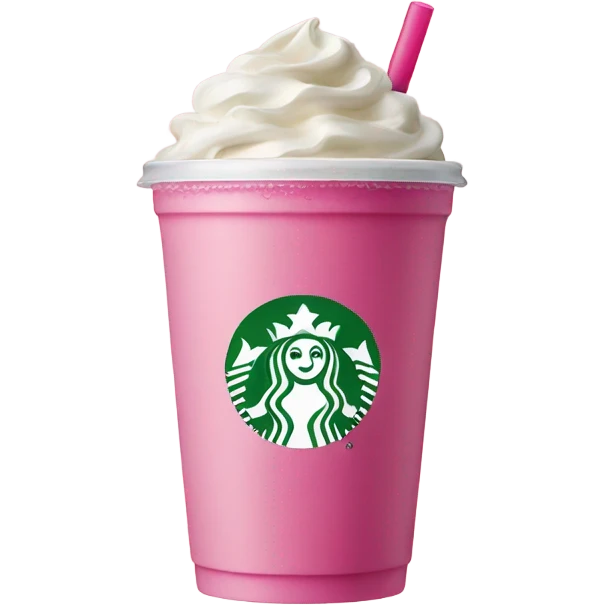 Starbucks pink drink emoji