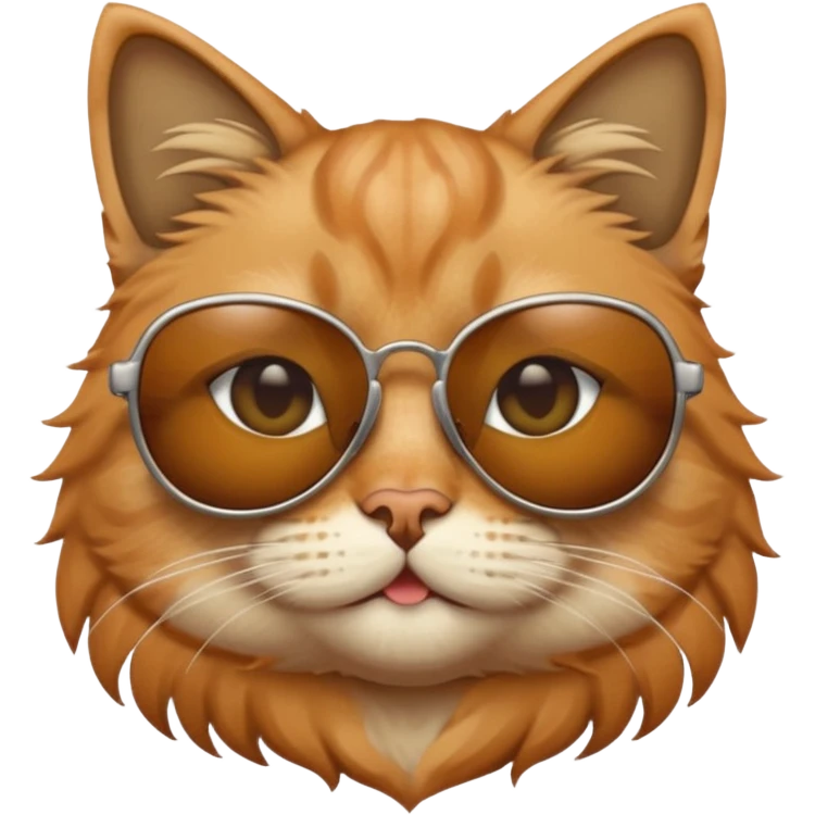 Cat wearing sunglasses emoji