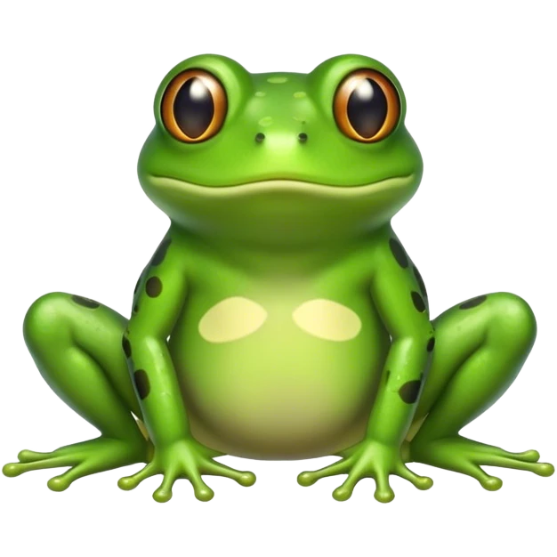 Military frog emoji