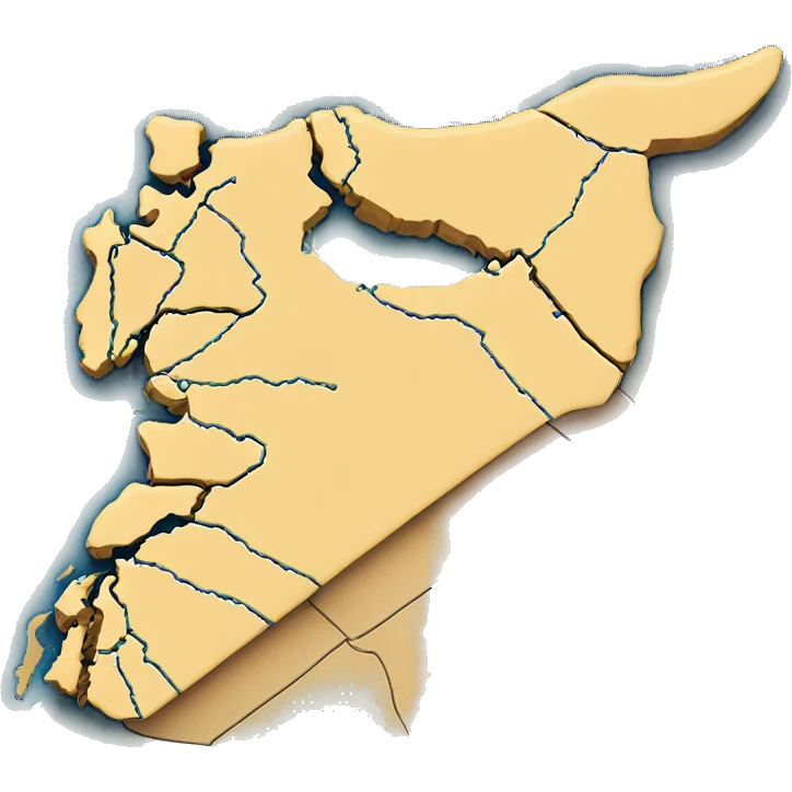 syria map emoji