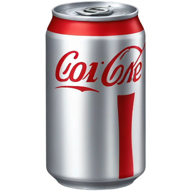 Diet Coke can emoji