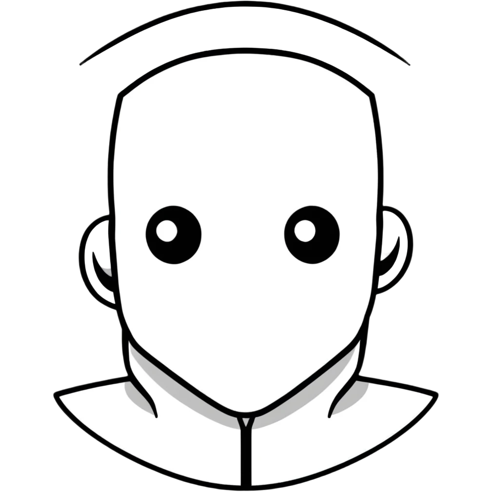character card avatar in sticker style emoji