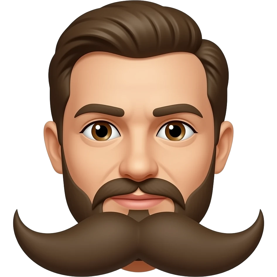 Court hummer with face and mustache emoji