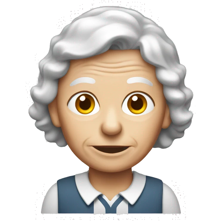 Red hair old lady golf  emoji