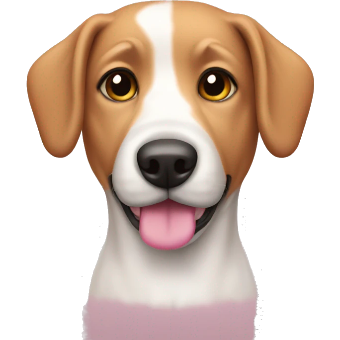 dog pink emoji