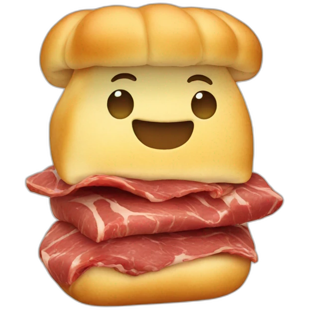 meat puff emoji