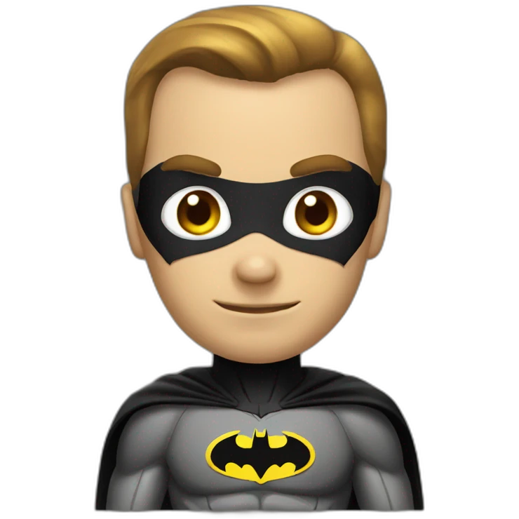 Batman, standing emoji