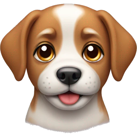 Cute dog emoji