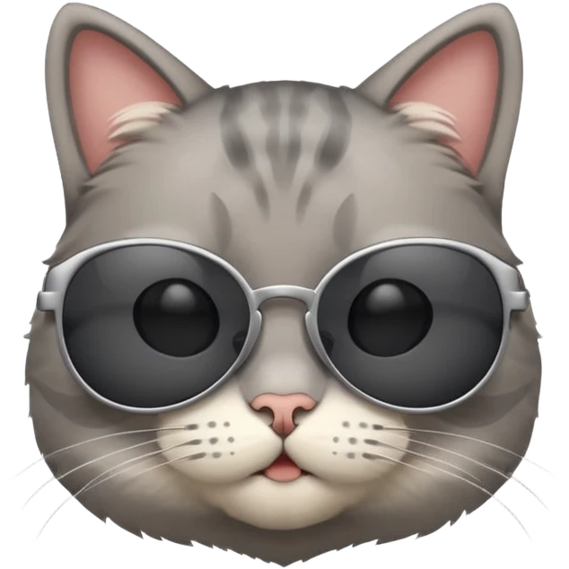 Cat wearing sunglasses emoji