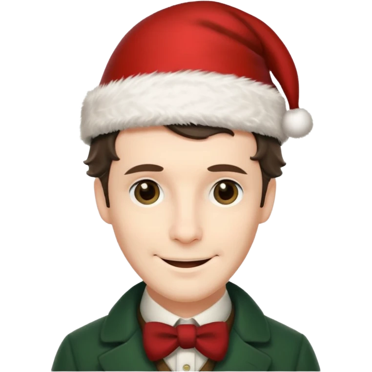  sherlock holmes BBC with a xmas hat emoji