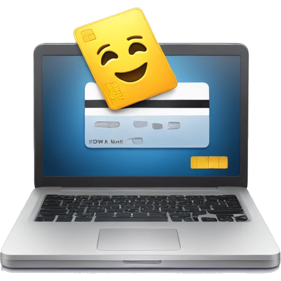 Laptop with Credit Card emoji